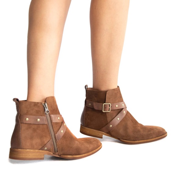 KorkEase Shoes Korkease Kenai Brown Suede Ankle Bootie Poshmark